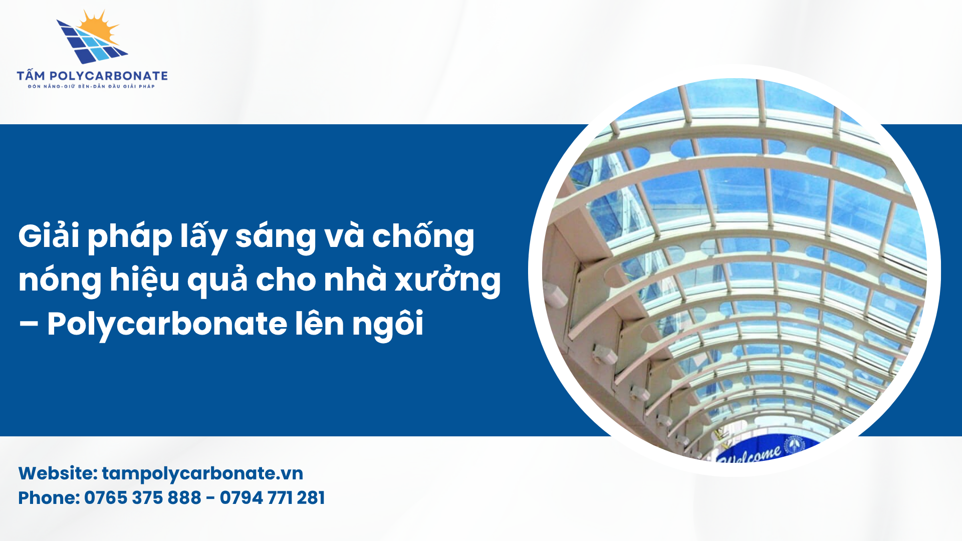 Giải pháp lấy sáng và chống nóng