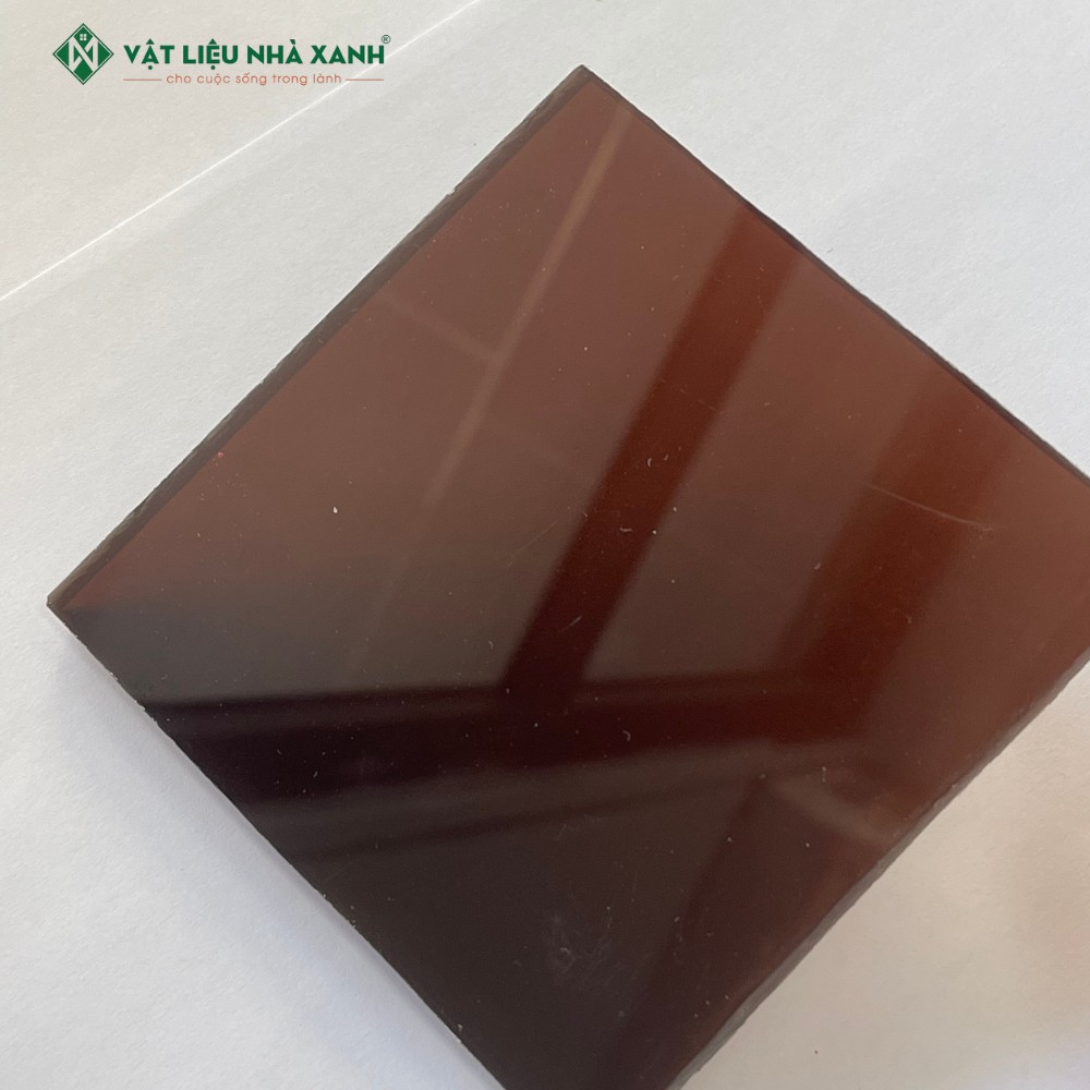 tấm polycarbonate 3mm nâu trà
