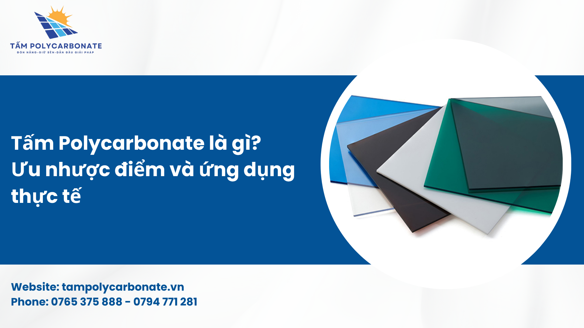 Tấm Polycarbonate là gì