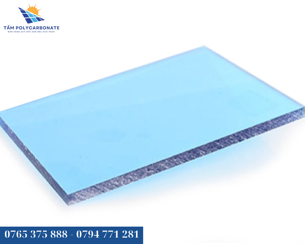 Tấm poly đặc dày 3mm chống tia UV