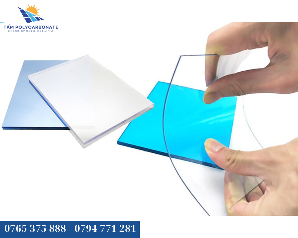 Tấm poly đặc dày 2mm dễ thi công, dễ tạo hình