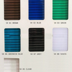 Bảng giá tấm polycarbonate rỗng SUNLITE
