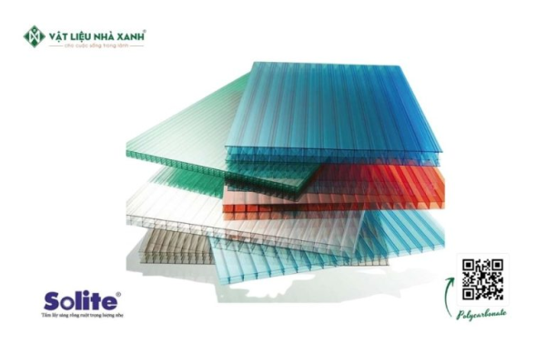 Tấm lợp sáng Polycarbonate Solite rỗng ruột