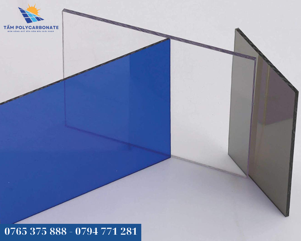 Tấm poly đặc dày 2mm lấy sáng hiệu quả