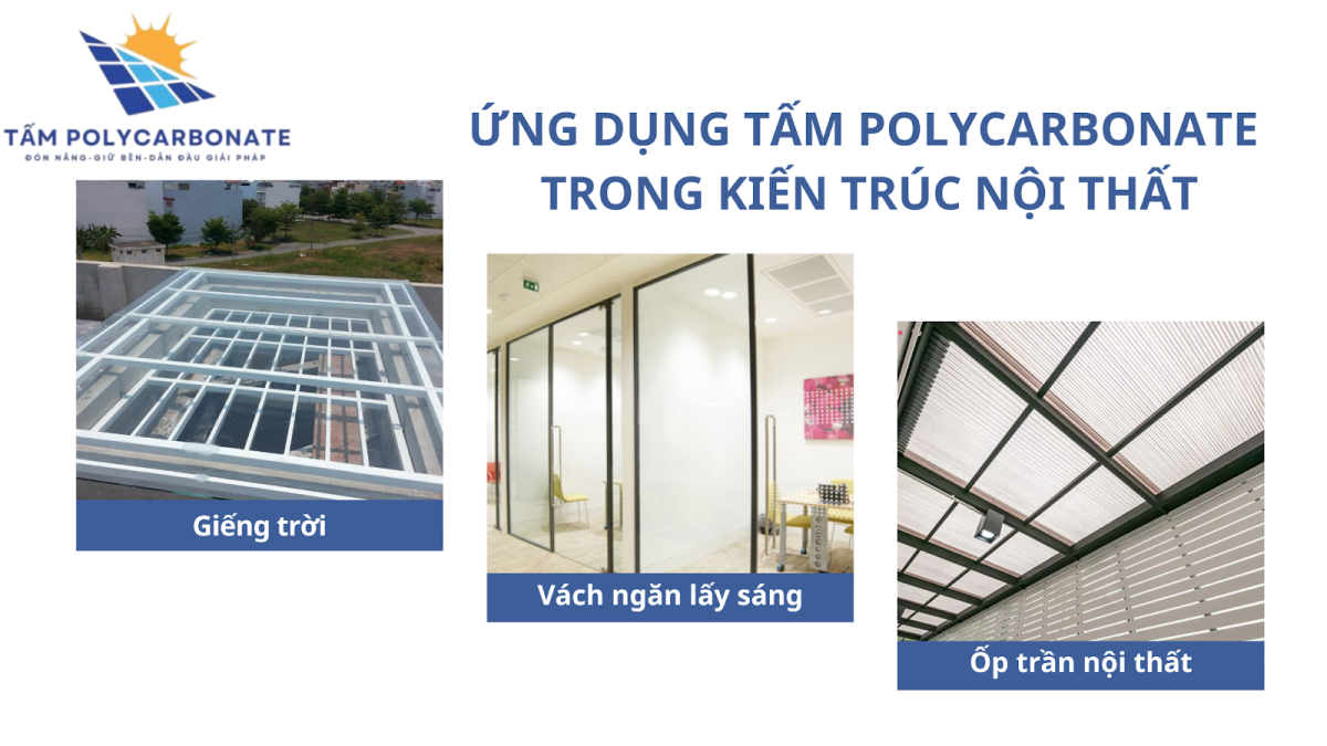 Công dụng tấm Polycarbonate trong kiến trúc