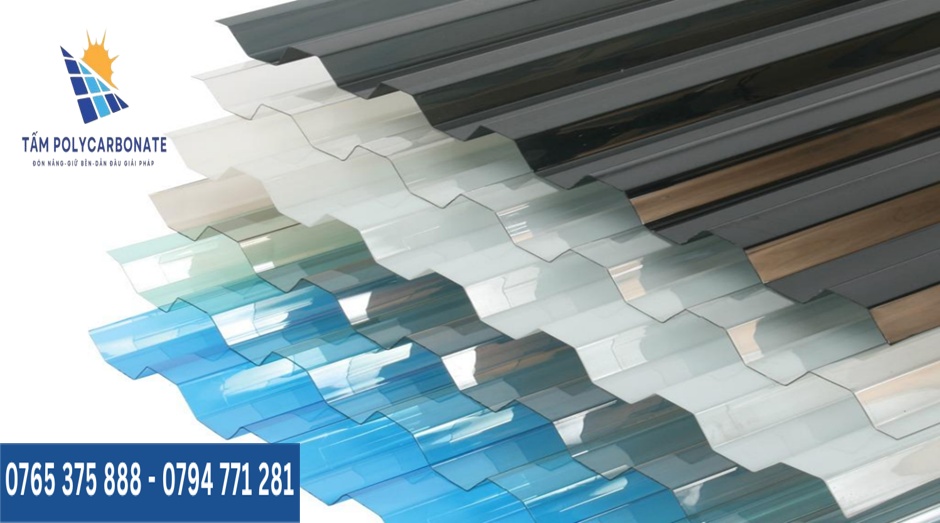 Các loại tôn nhựa lấy sáng polycarbonate
