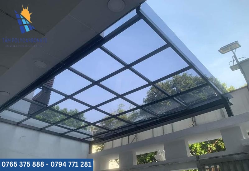 Mái che poly rỗng hiện đại