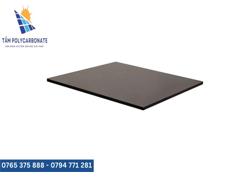 Thông số tấm Poly đặc màu trà