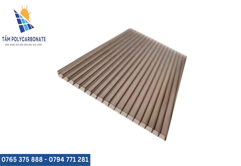 Thông số tấm lợp Poly nâu đồng