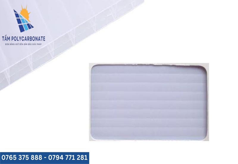 Thông số tấm lợp Poly trắng sữa
