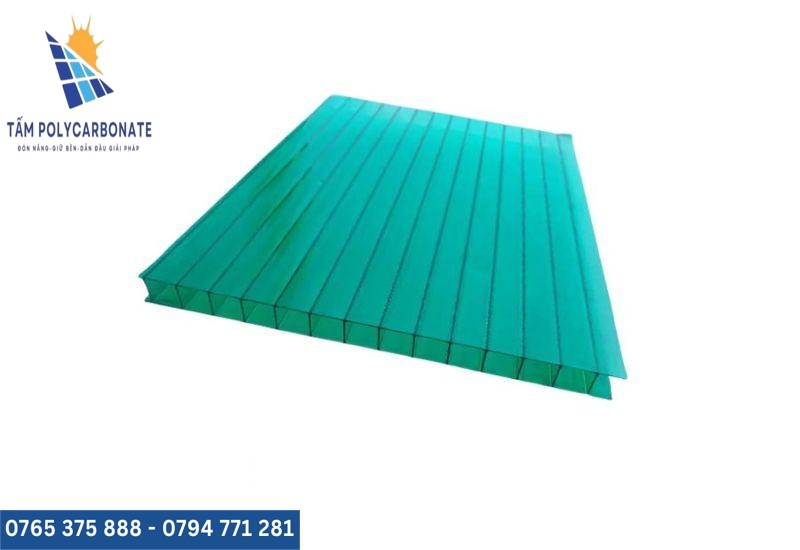 Thông số tấm lợp Poly xanh lá