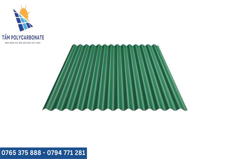 Thông số tấm Poly sóng xanh lá