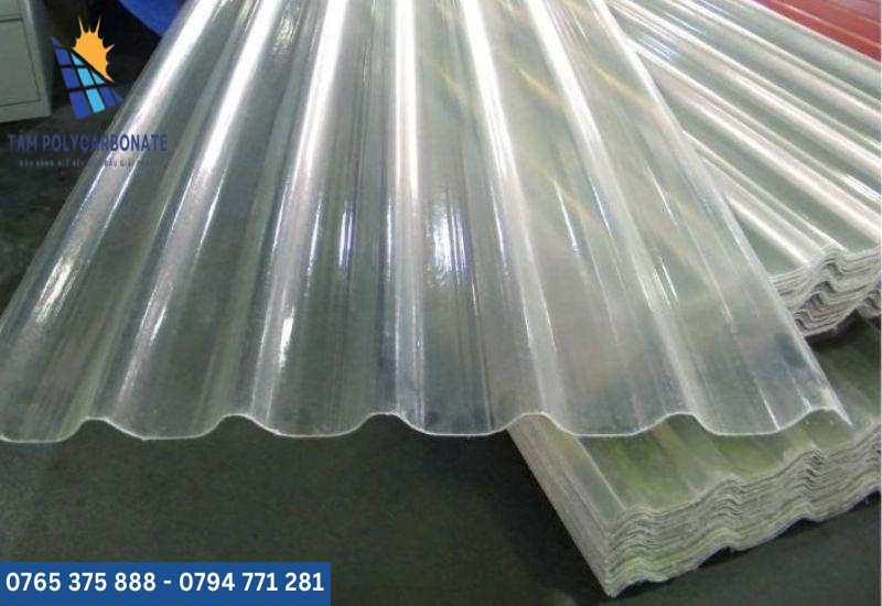 Thông số tấm Poly sóng trắng mờ