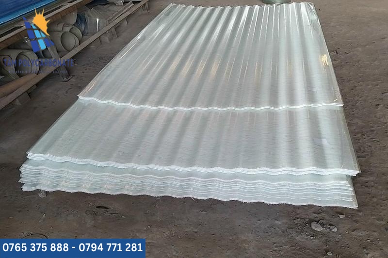 Kích thước tôn Composite sợi thủy tinh