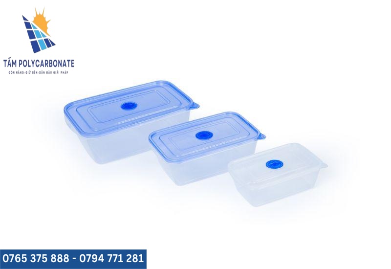 Nhựa Polycarbonate làm hộp đựng thực phẩm