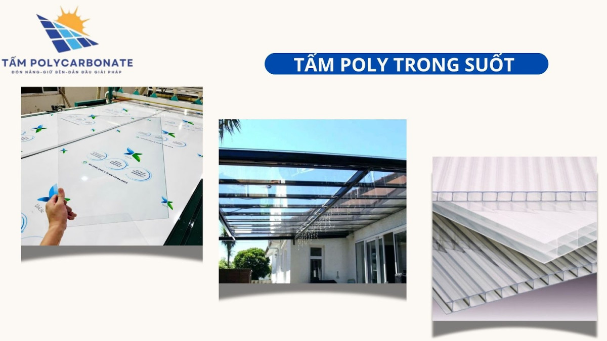 tấm poly trong suốt chống va đập