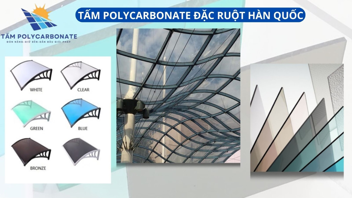 Giới thiệu về tấm lợp poly Hàn Quốc