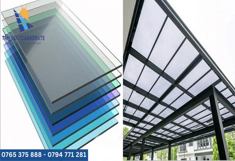 Mái che poly chống lại tia UV 