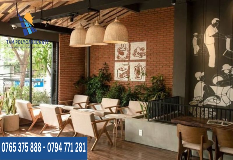 Vách ngăn cho quán cà phê