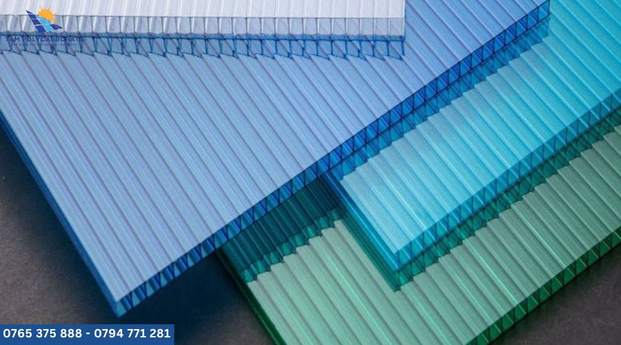 tấm lợp lấy sáng poly rỗng 10mm