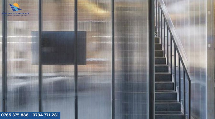 tấm lợp lấy sáng poly rỗng 10mm
