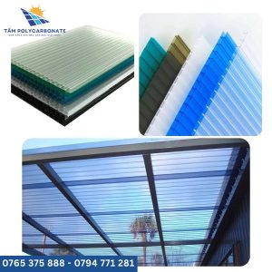 Tấm Lợp Polycarbonate Rỗng 4,5mm (ly)