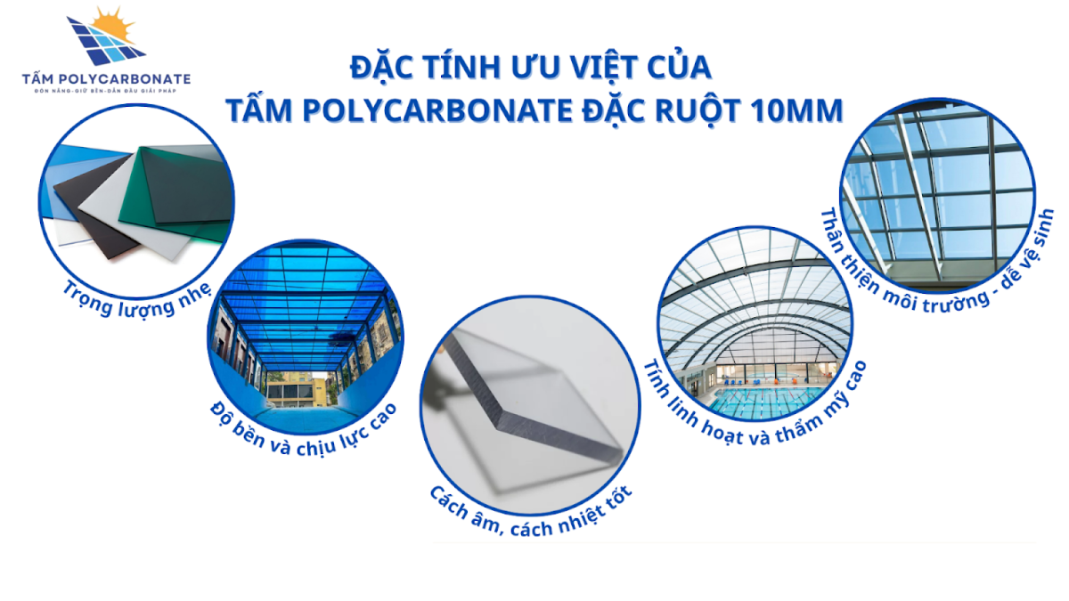 Tấm Polycarbonate có tính năng gì?